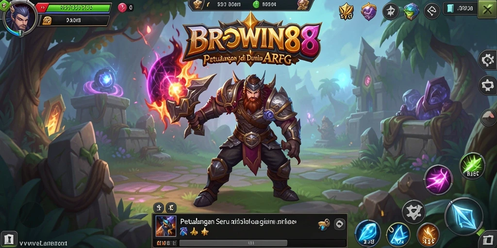 Screenshot gameplay BROWIN88 menampilkan aksi seru dalam petualangan ARPG.