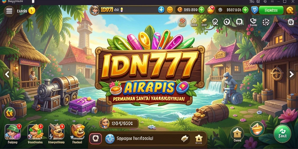 Screenshot gameplay IDN777 yang seru dan penuh warna.