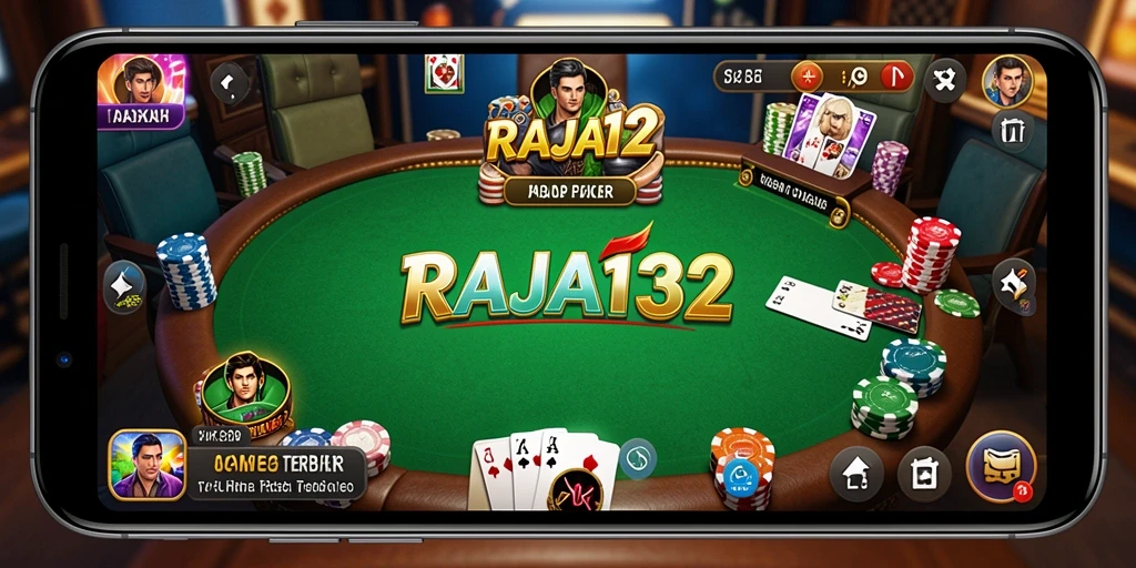 Tampilan menarik dari gameplay Poker di RAJA132.