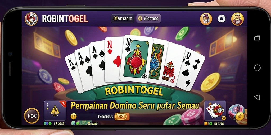Gameplay ROBINTOGEL yang seru dan menantang dalam permainan Domino.