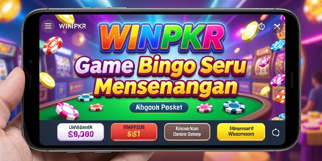 Tampilan seru dan menarik dalam gameplay Bingo WINPKR.